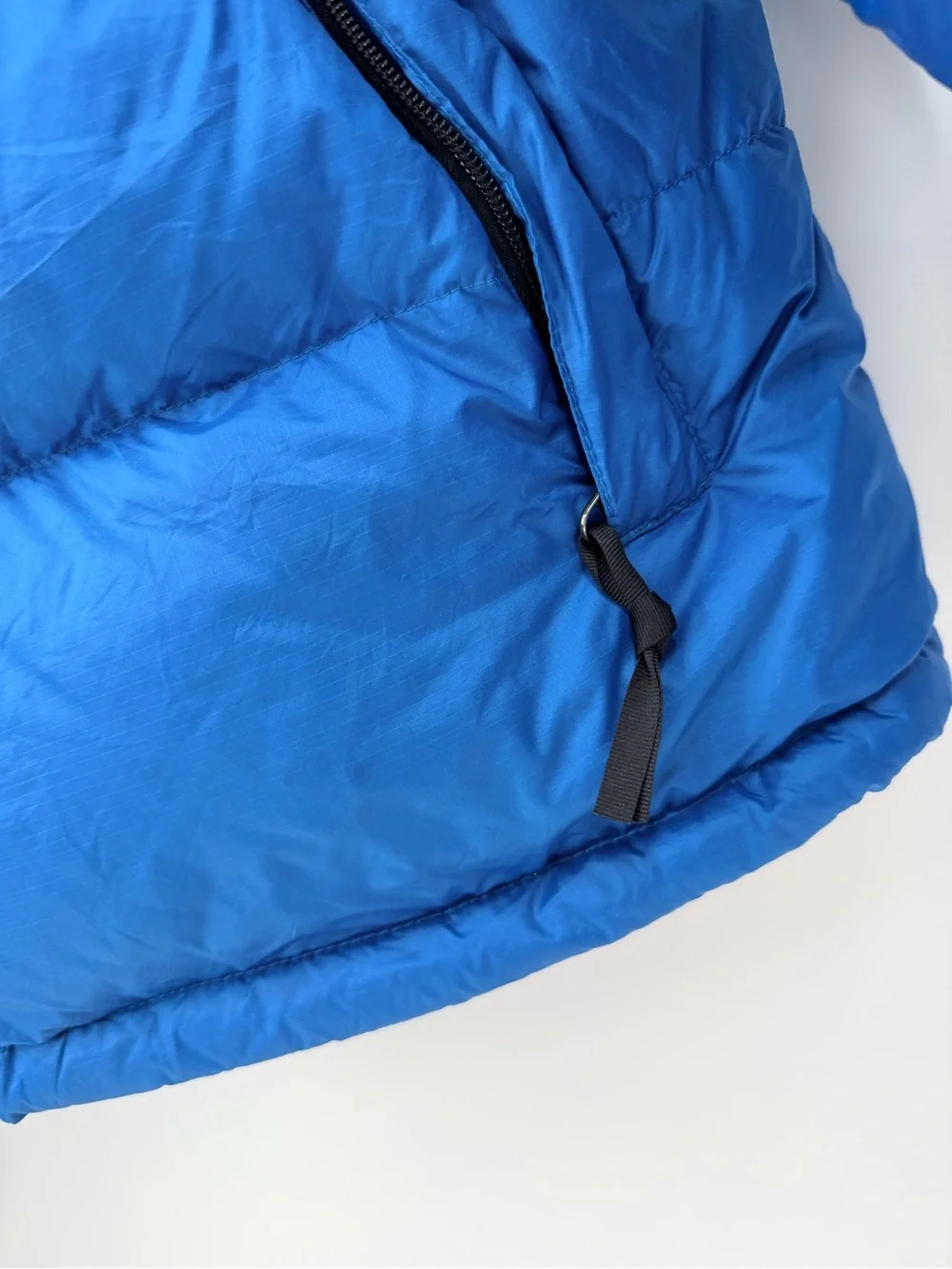 The North Face 1996 Retro Nuptse Puffer Down Jacket Blue 700 Fill Mens XL FLAW